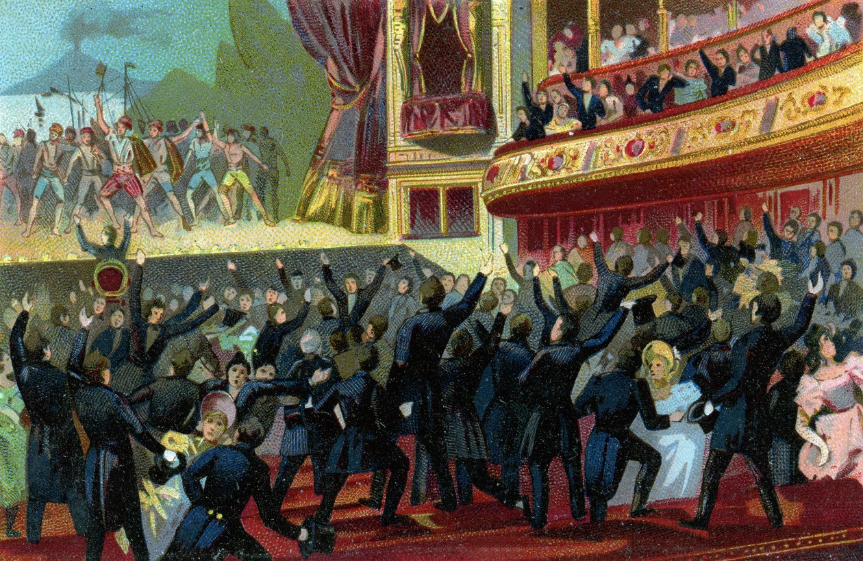 Révolution belge de 1830 (illustration) - Unbekannter Künstler