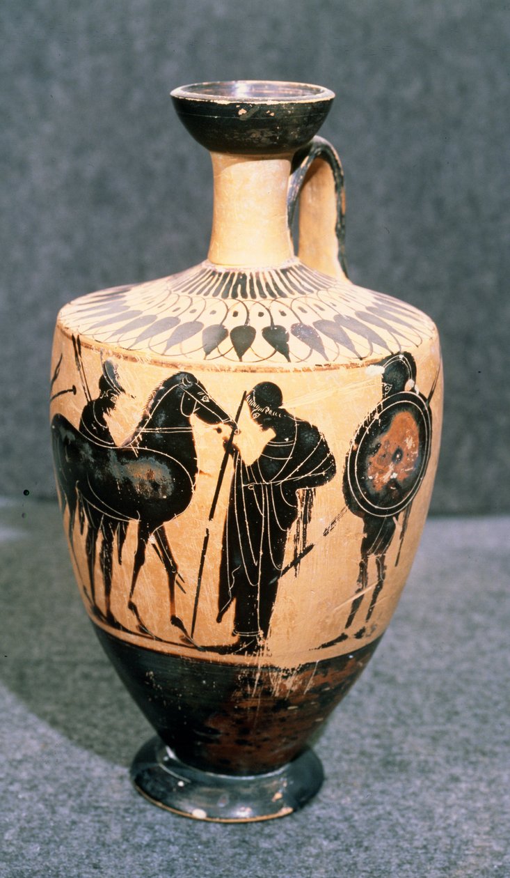 Vase attique à figures noires, Ve siècle av. J.-C. - Unbekannt