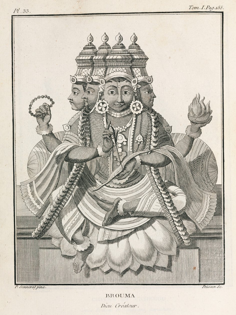 Brahma, le dieu créateur hindou - Unbekannt