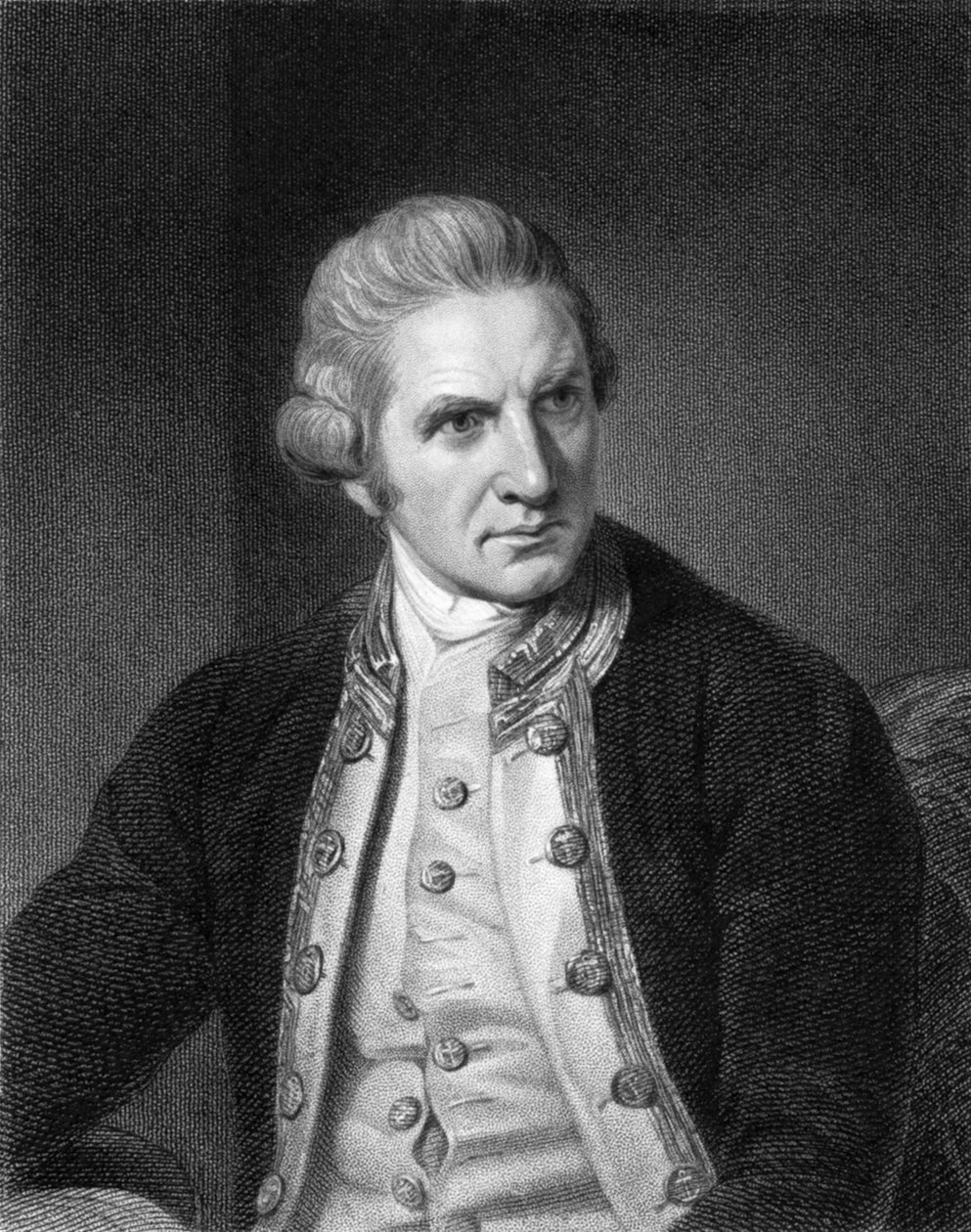 Capitaine James Cook (photo n/b) - Unbekannt