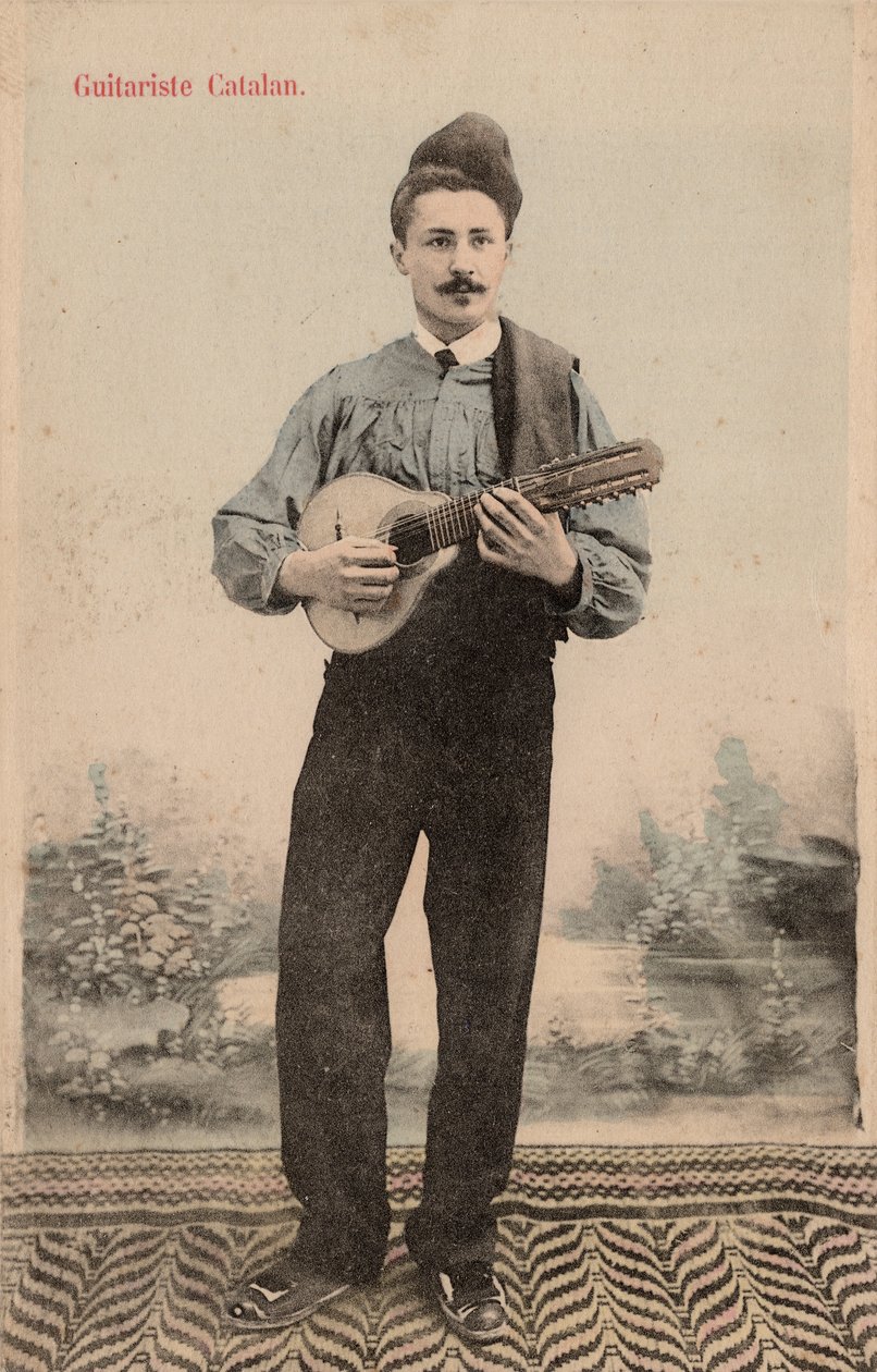 Guitariste catalan, c.1910 - Unbekannter Künstler