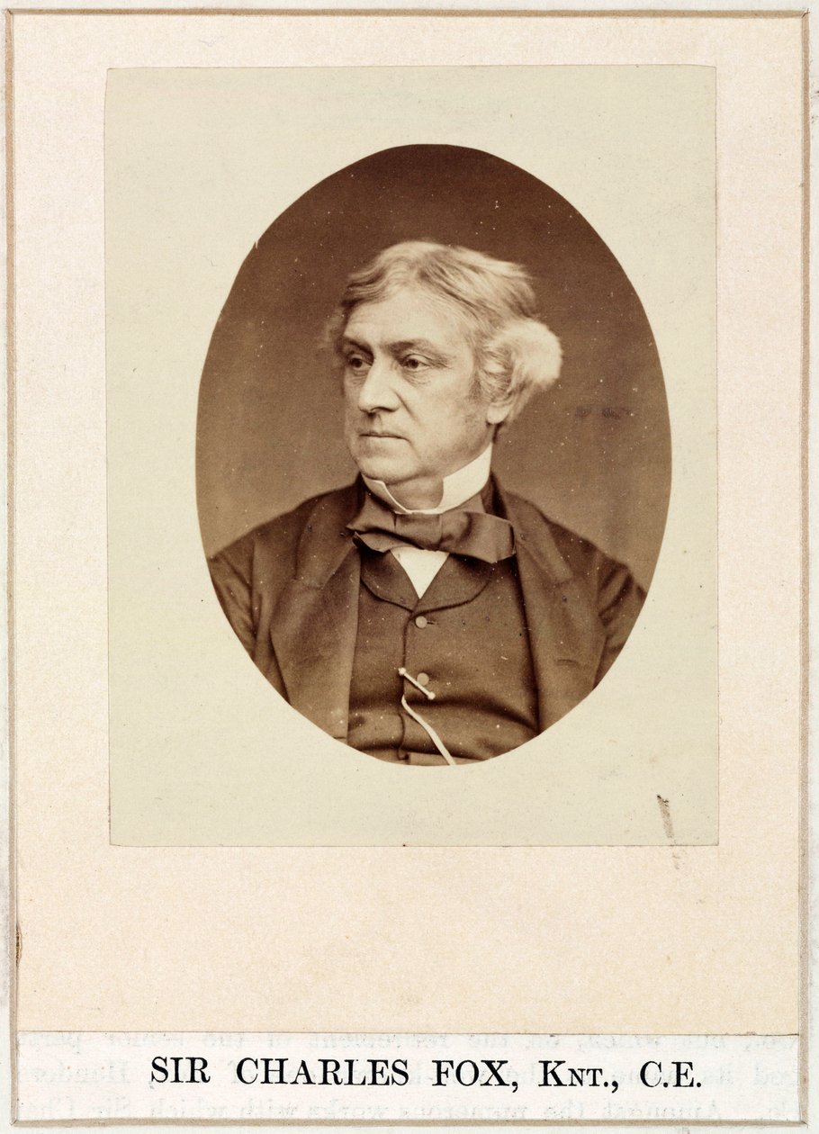 Charles Fox, ingénieur, vers 1860s - Unbekannt