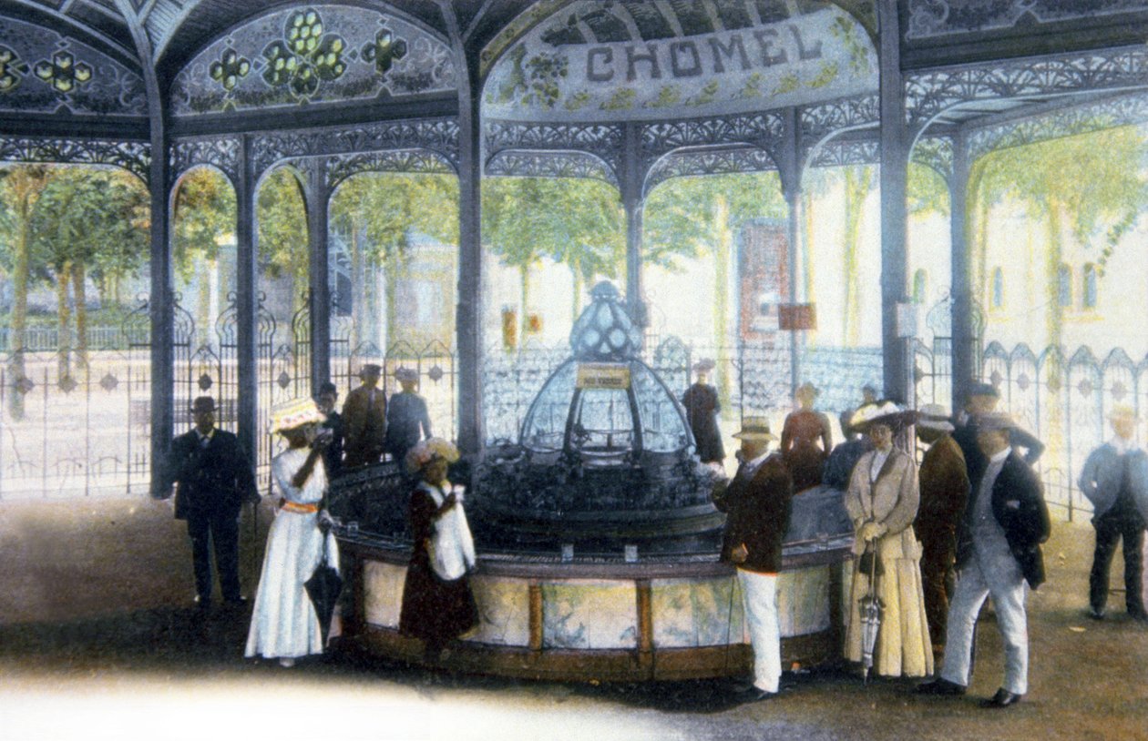 Source Chomel à Vichy, vers 1910 (carte postale) - Unbekannter Künstler