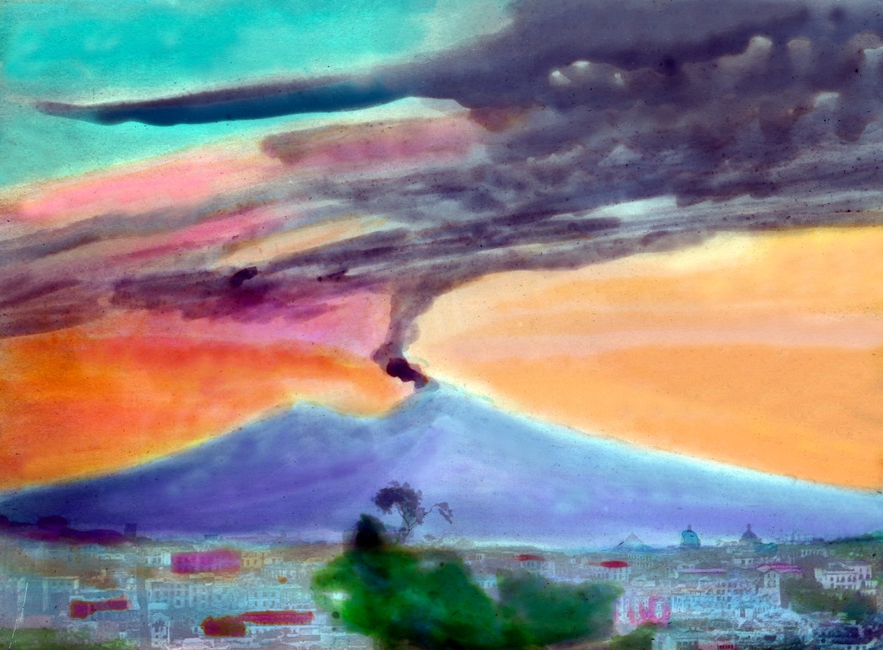Nuages de poussière et de cendres - Unbekannter Künstler