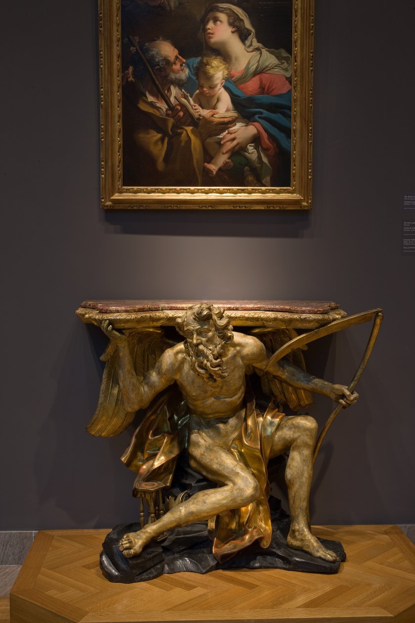 Table console, probablement romaine, vers 1700 - Unbekannt