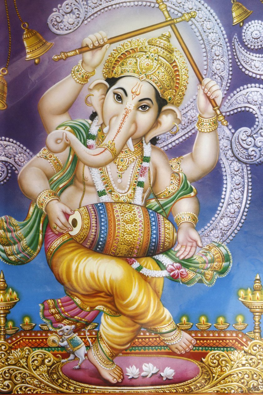 Image de Ganesh dansant, Rishikesh, Inde - Unbekannt