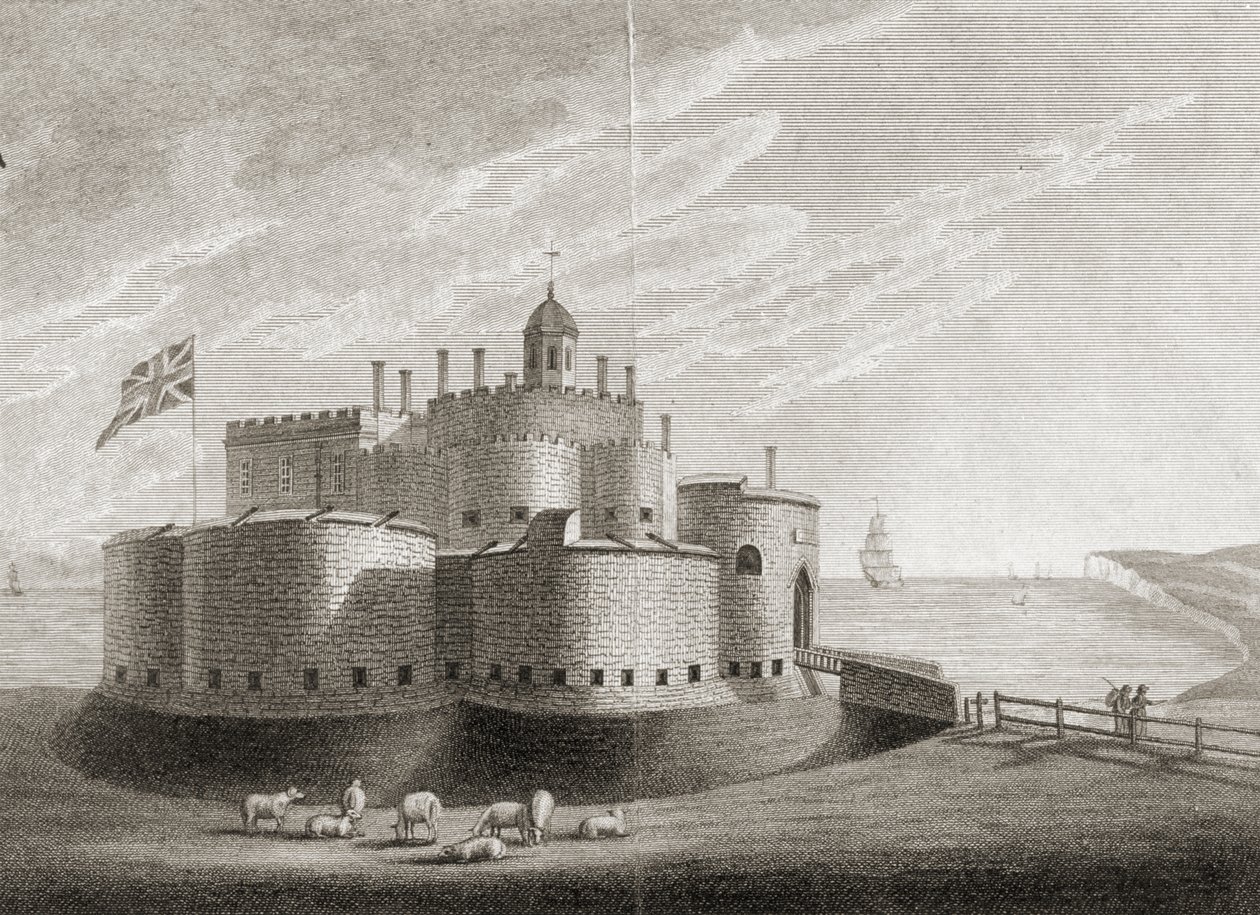Château de Deal (gravure) - Unbekannter Künstler
