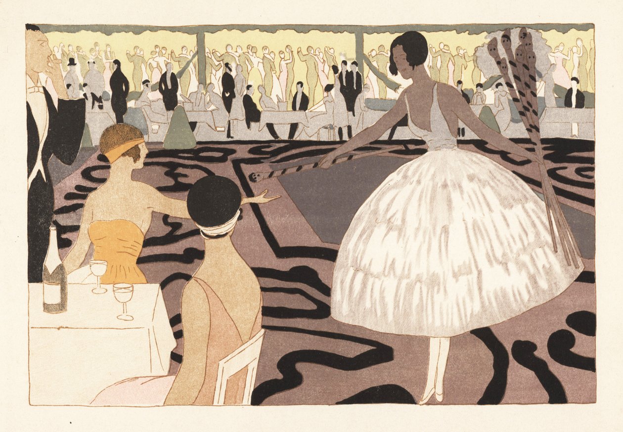 Fête de danse à la mode dans le jardin de Paul Poiret - Unbekannter Künstler