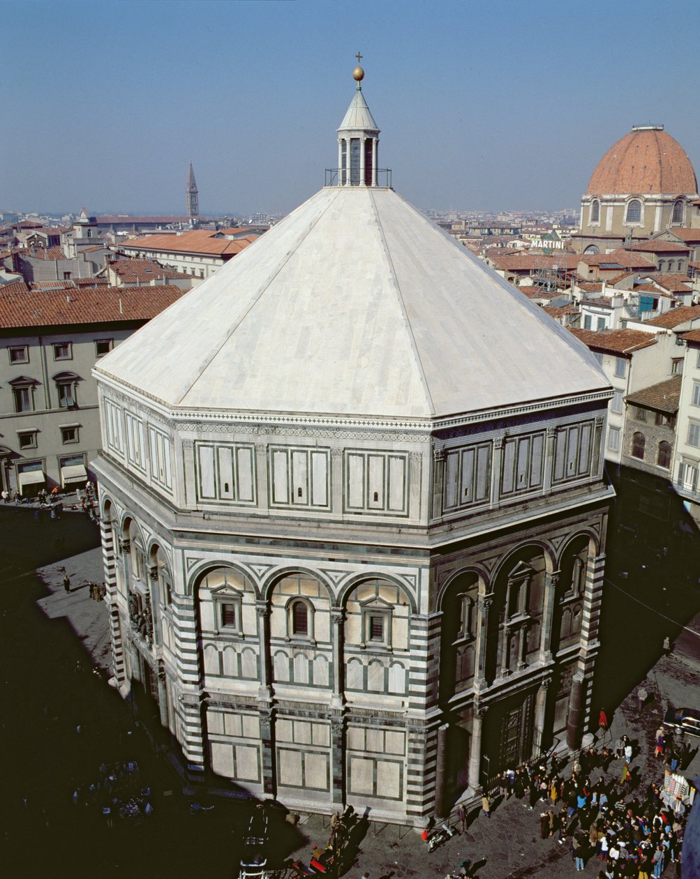 Vue extérieure du baptistère de Florence (photo) - Unbekannt
