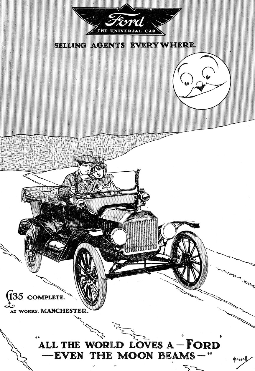 Publicité Ford - Unbekannter Künstler