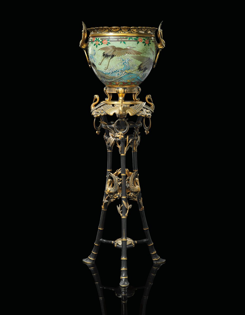 Jardinière sur pied "Japonisme" française, 1874 - Unbekannt