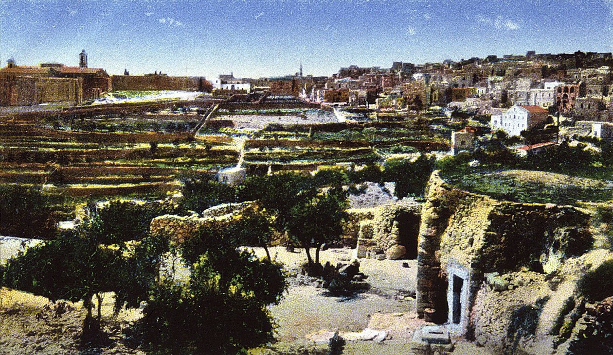 Vue générale de Bethléem - Unbekannter Künstler