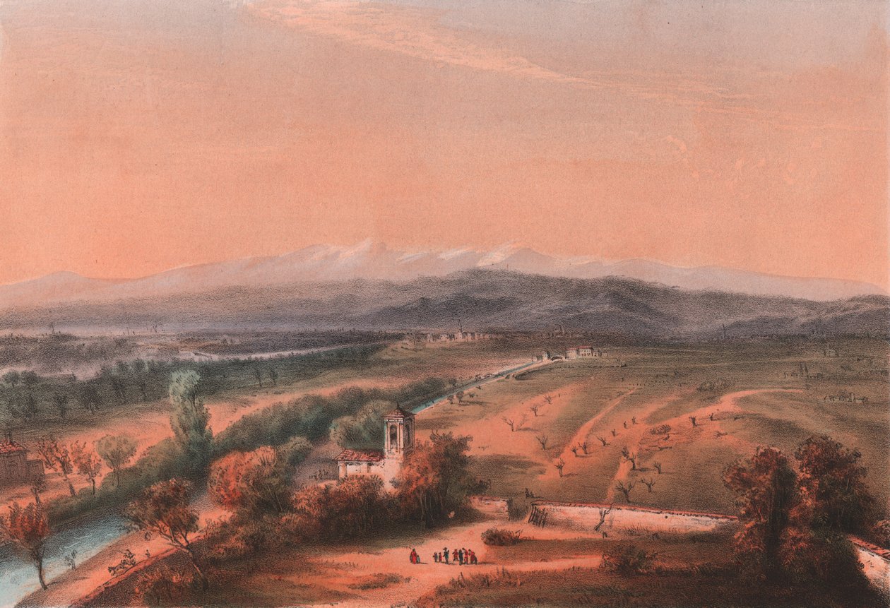 Vue générale du champ de bataille de Magenta, Lombardie - William M. Timlin