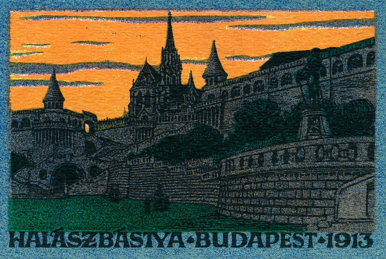 Halászbástya (Bastion des Pêcheurs) Budapest - Unbekannter Künstler