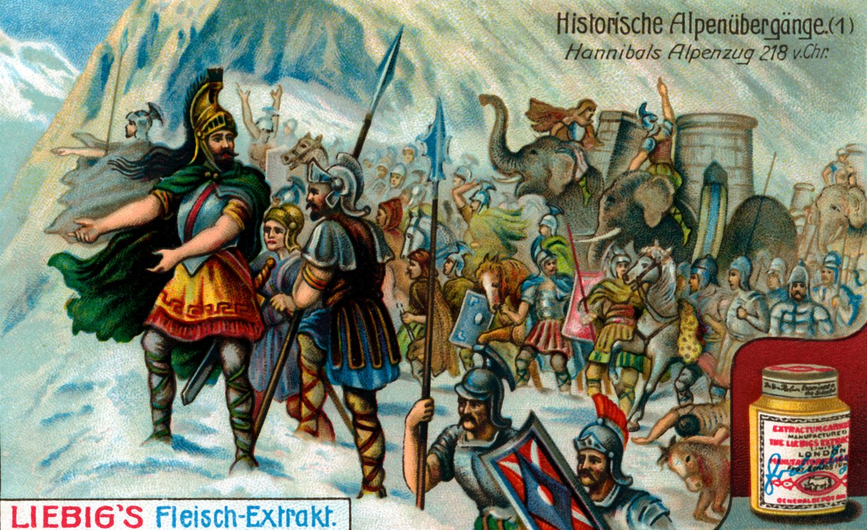 Traversée des Alpes par Hannibal - Unbekannter Künstler