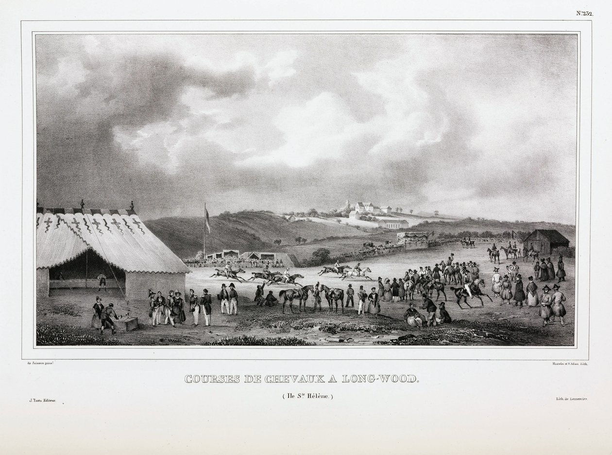 Course de chevaux à Longwood, Sainte-Hélène - Unbekannt