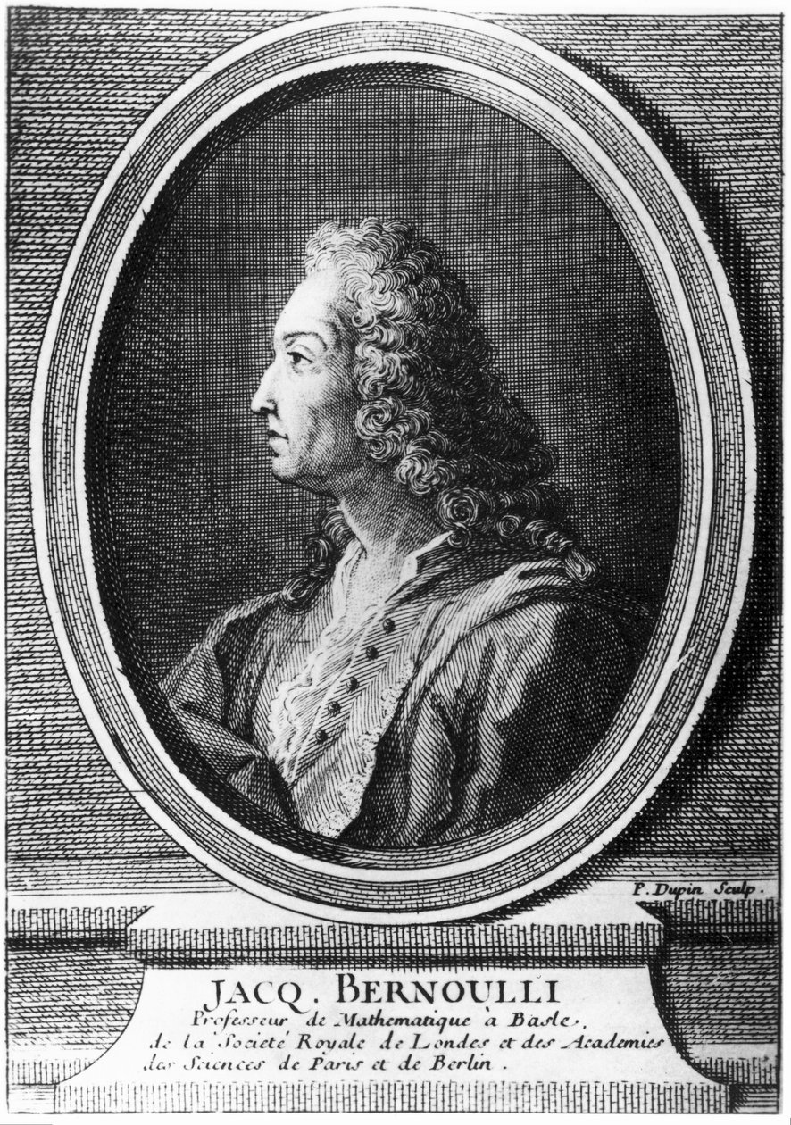 Jacques Bernoulli, mathématicien suisse, vers 1700 - Unbekannt