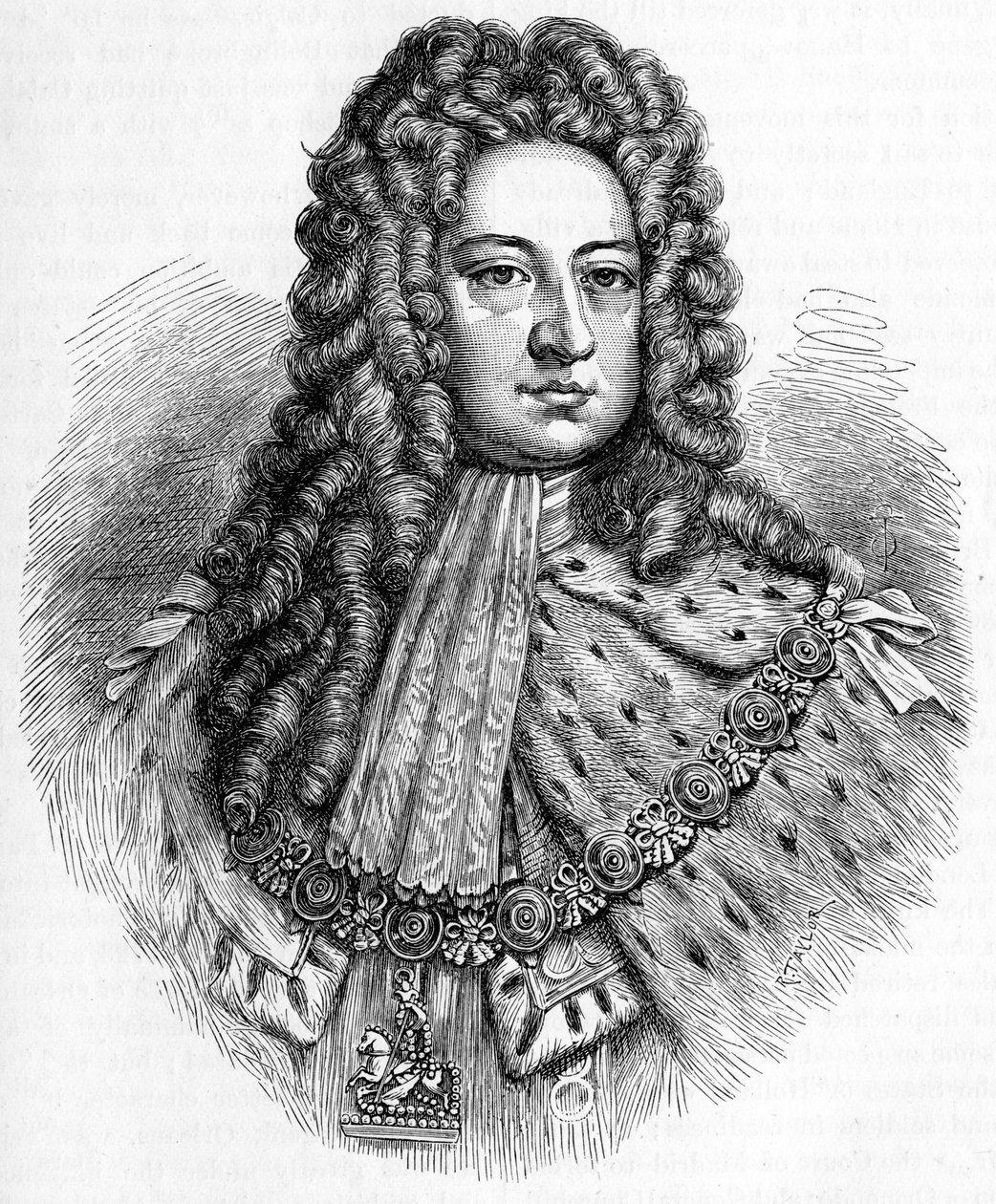 Roi George I - Unbekannter Künstler