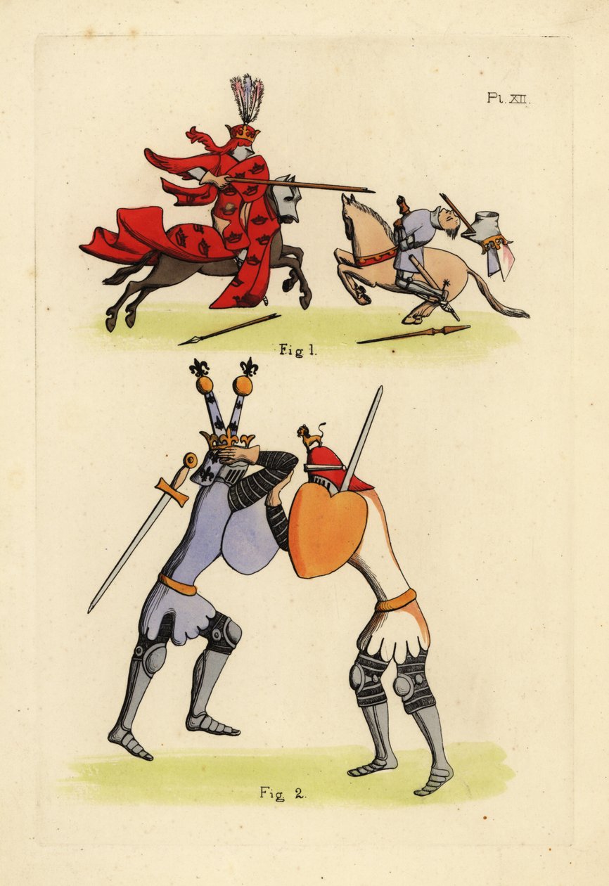 Chevaliers en combat - Unbekannt