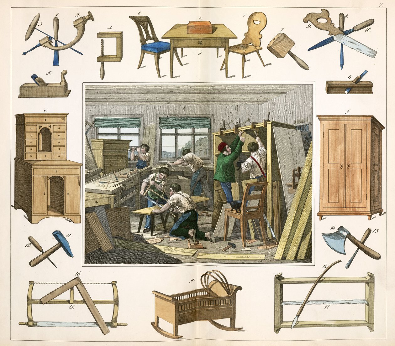 Fabrication, Meubles Le menuisier - Unbekannt