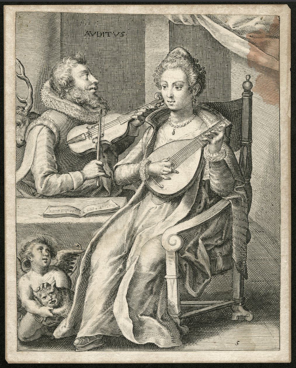 Scène musicale - Unbekannter Künstler