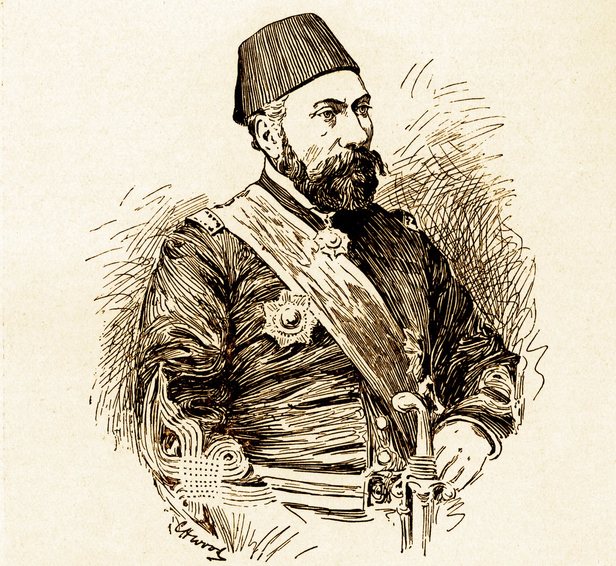 Osman Pacha (Le Défenseur de Plevna) - Unbekannter Künstler
