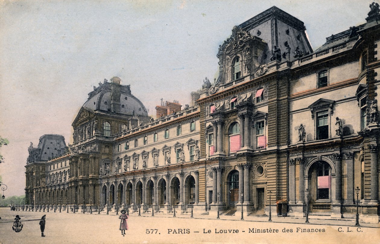 Paris, France : Le Louvre, Ministère des Finances - Unbekannter Künstler
