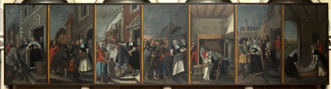 Église paroissiale (Parochiekerk Sint-Maarten). - Unbekannter Künstler