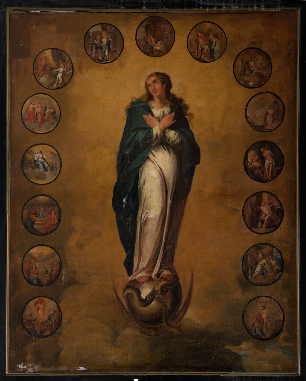 Église paroissiale (Parochiekerk Sint-Walburga). - Unbekannter Künstler