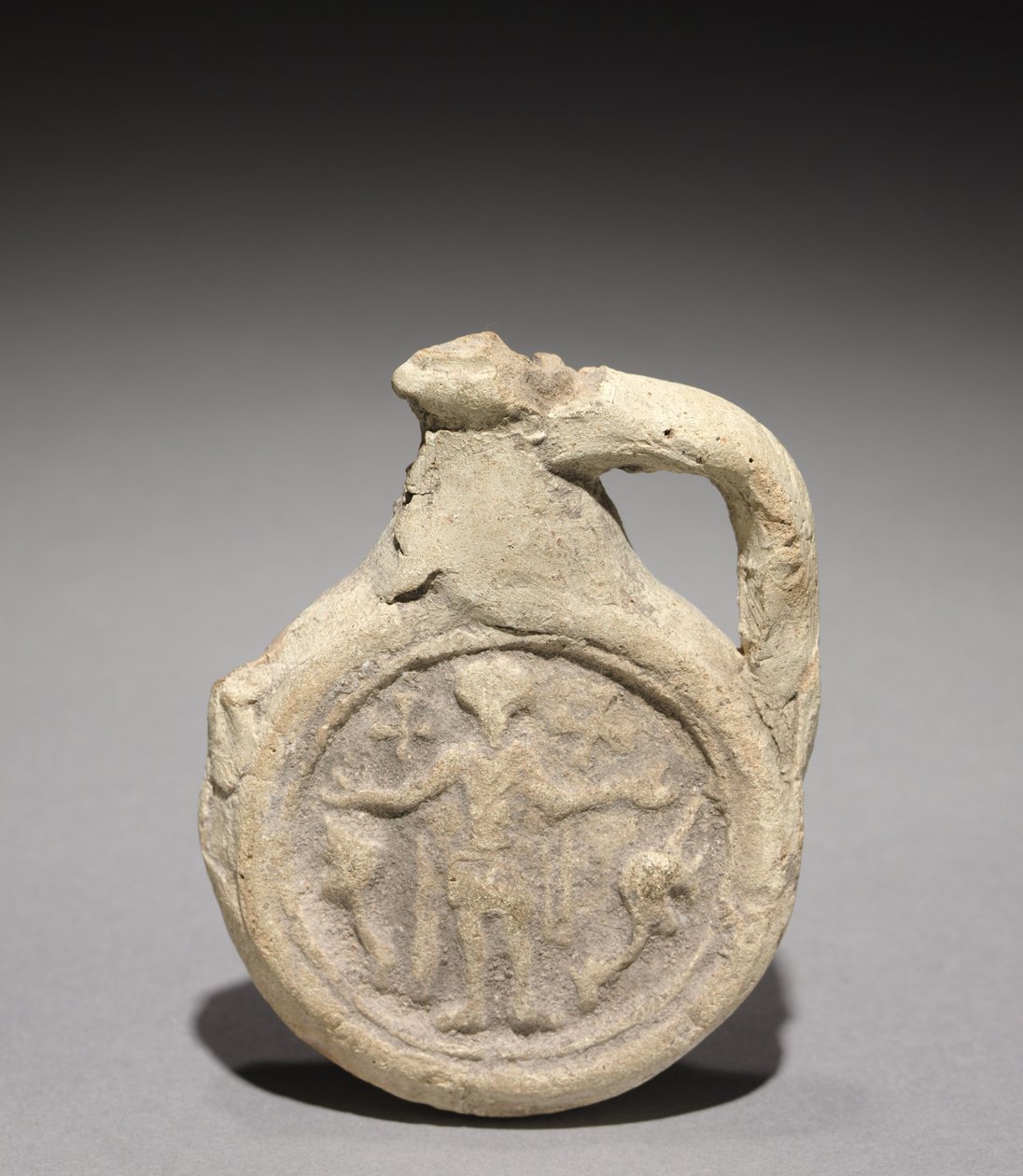 Flacon de pèlerin avec Saint Ménas, 500-700 - Unbekannt