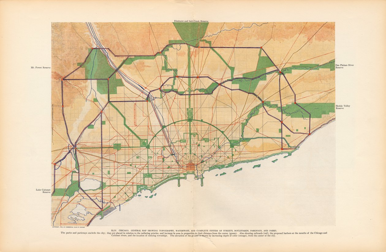 Plan de Chicago, planche XLIV - Unbekannt
