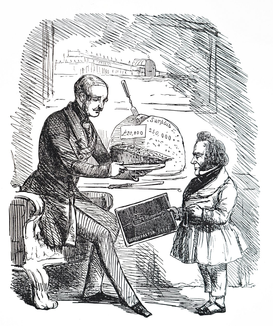 Prince Albert et Joseph Paxton. - Unbekannt