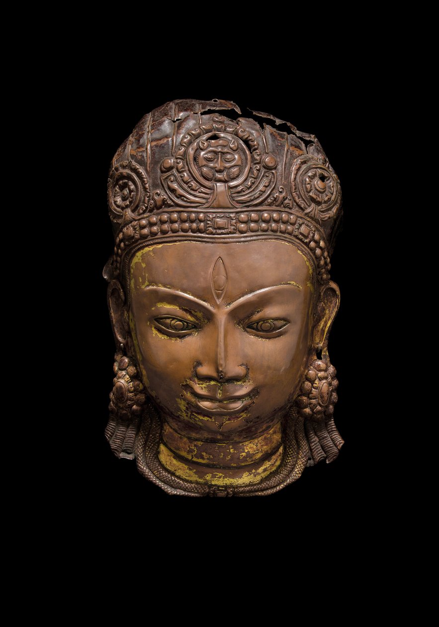 Masque repoussé de Shiva, c.11e siècle - Unbekannt