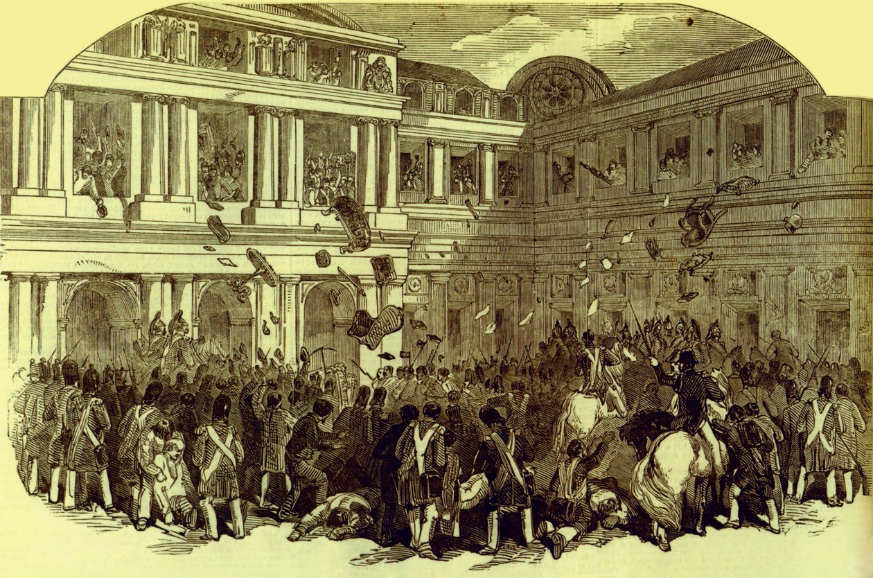 Révolution à Paris février 1848 (impression) - Unbekannter Künstler