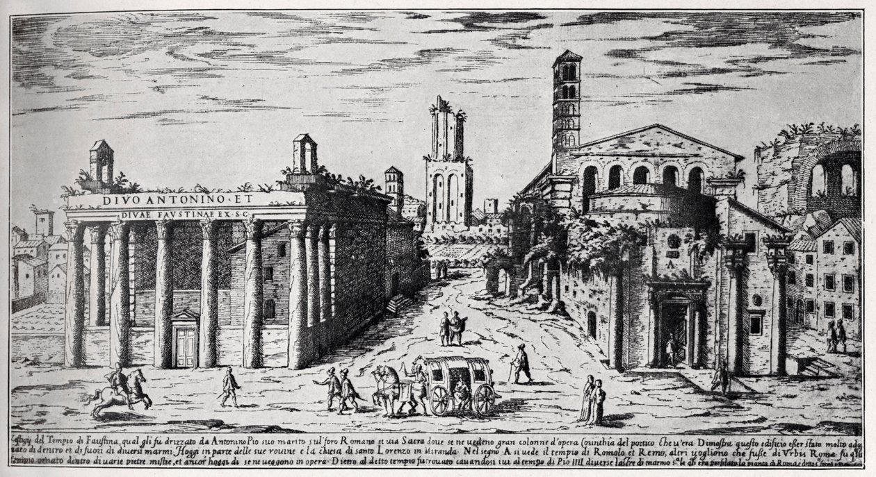 Forum romain au XVIe siècle - Unbekannter Künstler