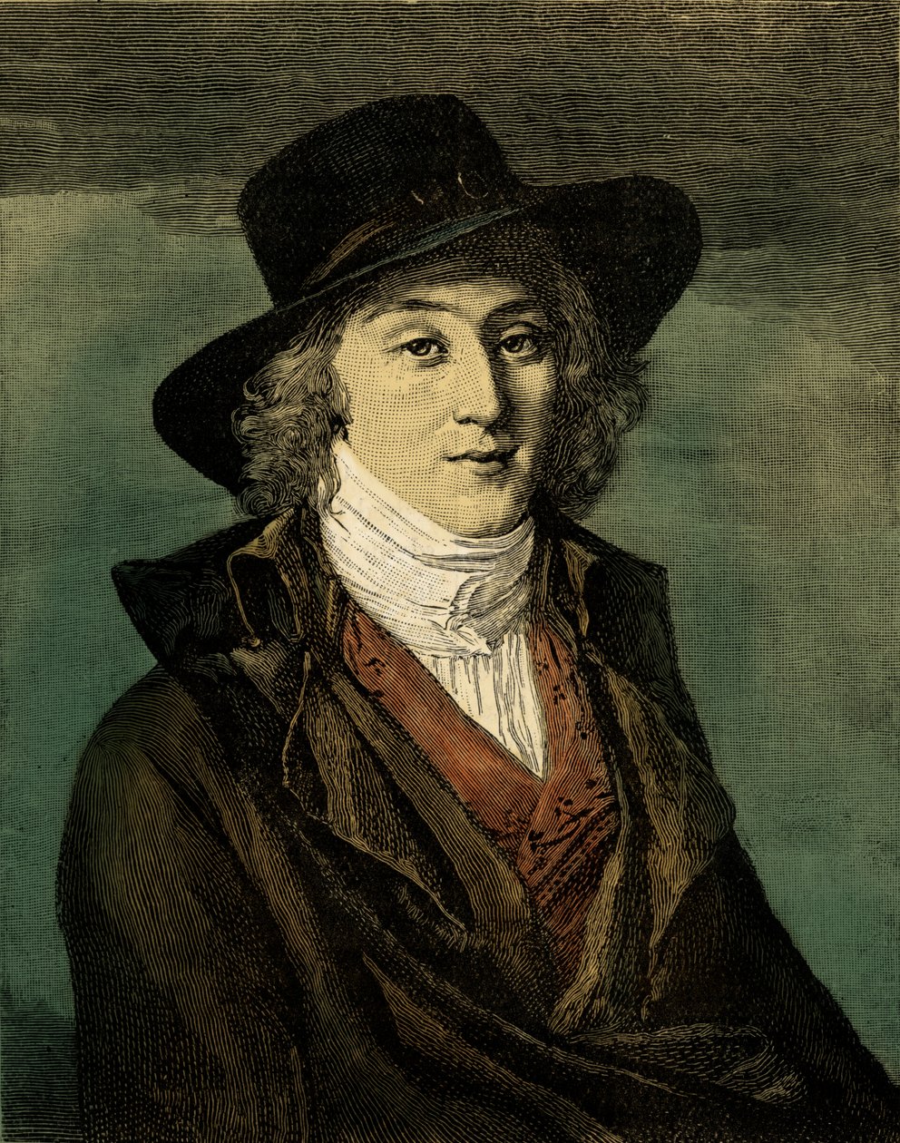 Saint-Just - portrait - Unbekannter Künstler