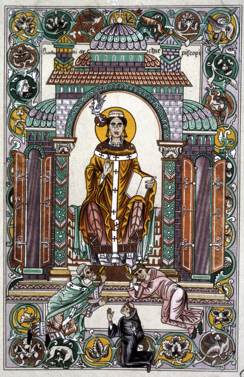 Saint Dunstan (illustration) - Unbekannter Künstler
