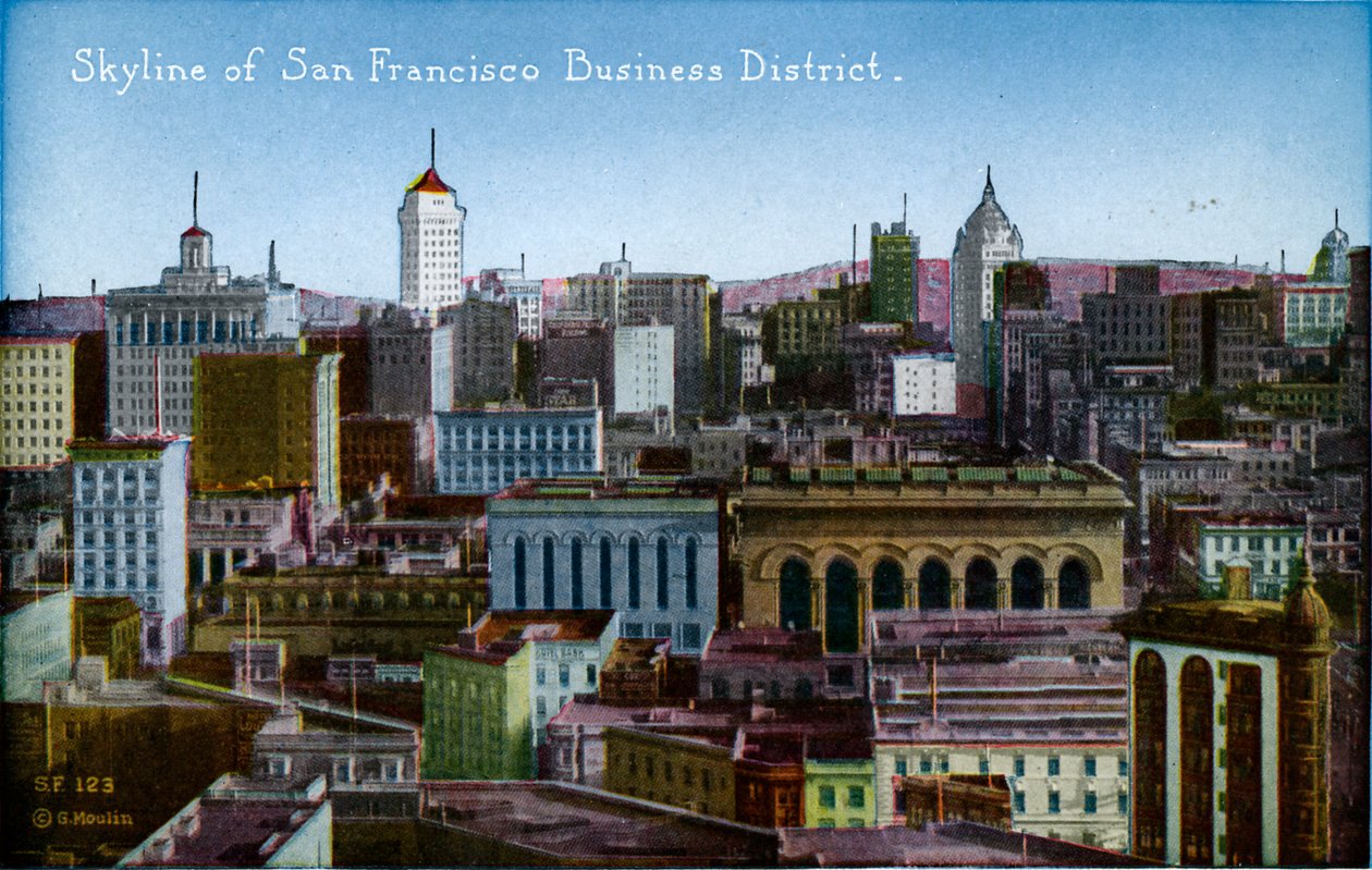San Francisco : Quartier des affaires - Unbekannter Künstler