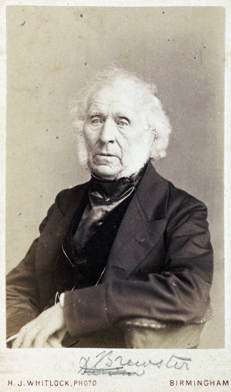 Sir David Brewster, physicien écossais, vers 1860 - Unbekannt