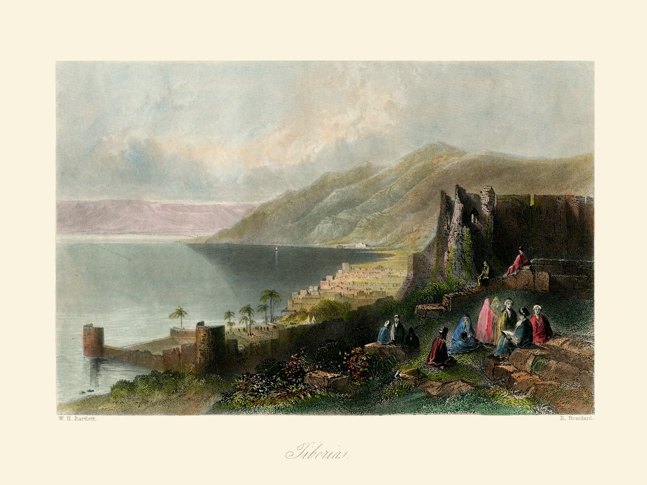 La Terre Sainte - Tibériade - Bible - Unbekannter Künstler