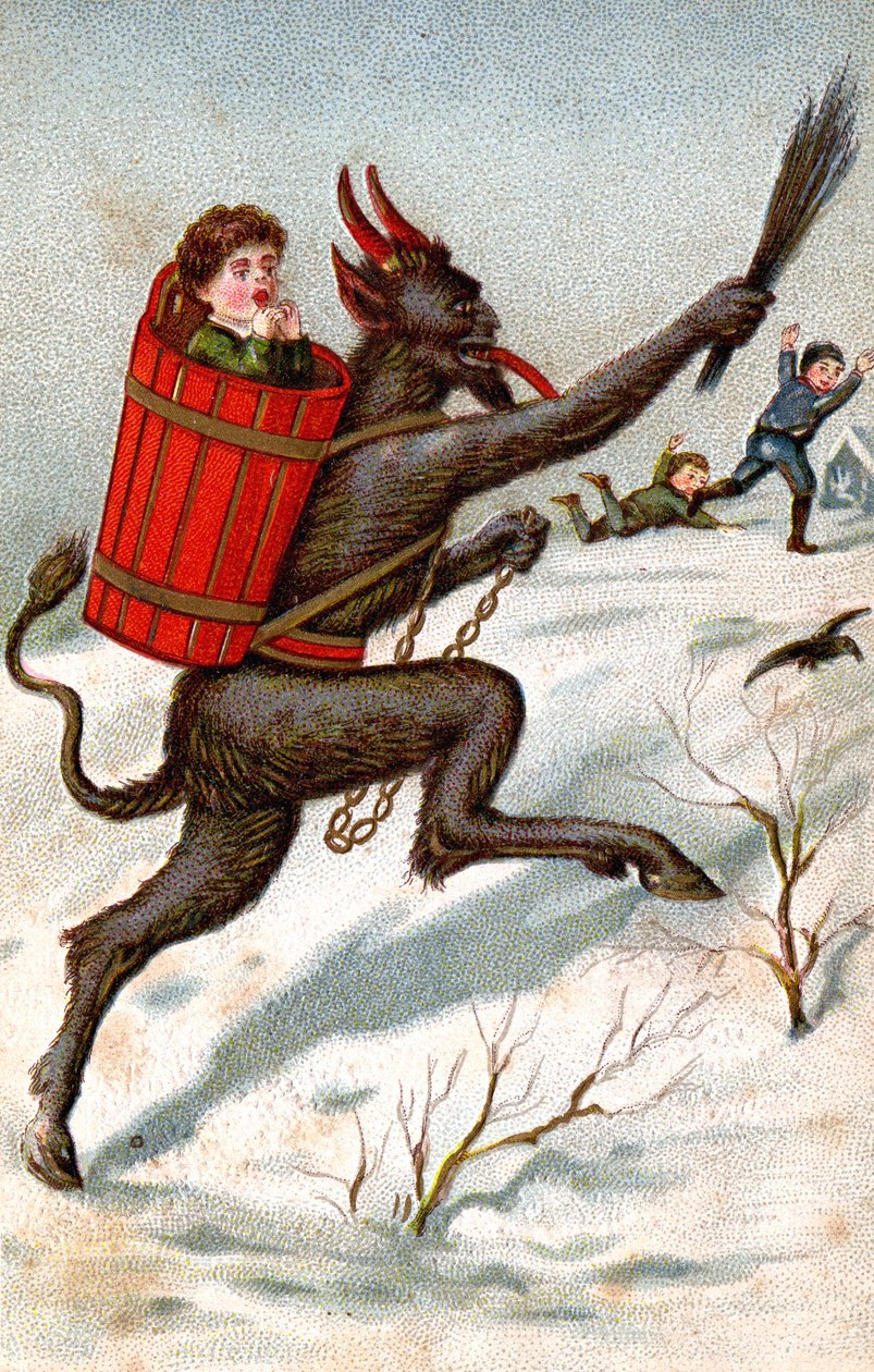 Le Krampus, c.1910 (carte postale) - Unbekannter Künstler