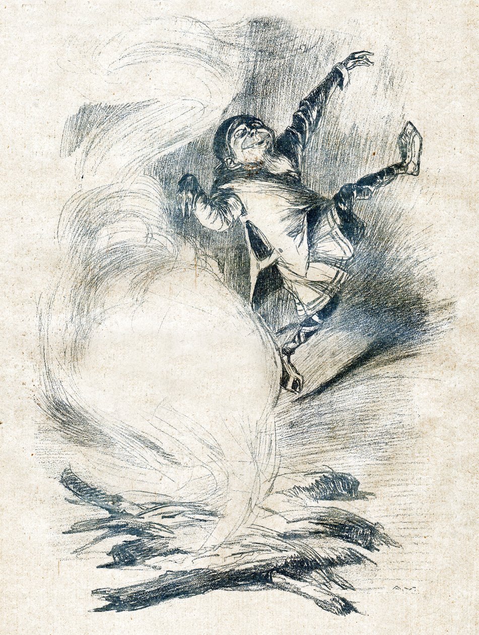 Le nain Tracassin (Illustration, vers 1910) - Unbekannter Künstler