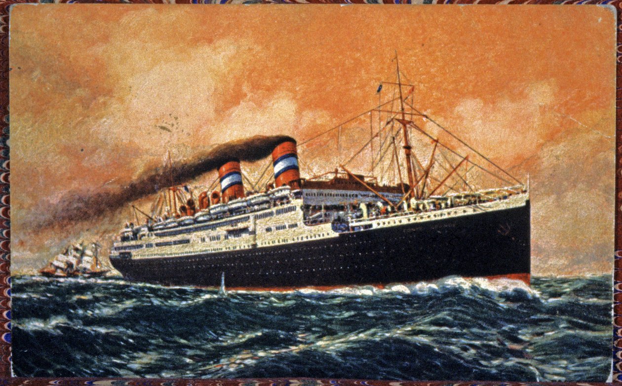 Le paquebot Conte Grande, vers 1930 (illustration) - Unbekannter Künstler