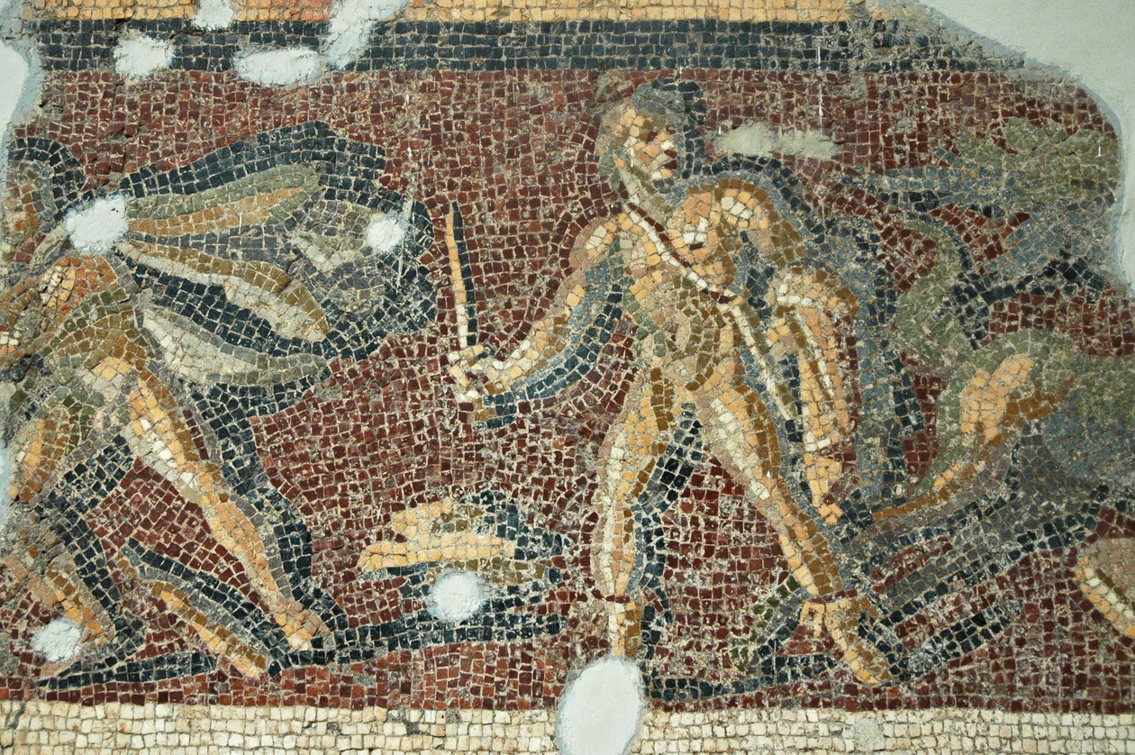 Scène de théâtre Mosaïque, de Daphné, Turquie - Unbekannt