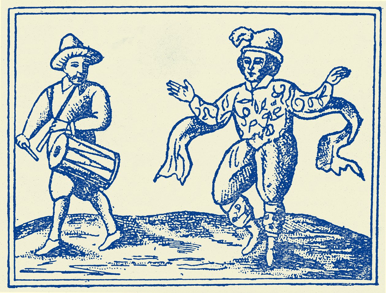 William Kempe dansant la Morris - Unbekannter Künstler