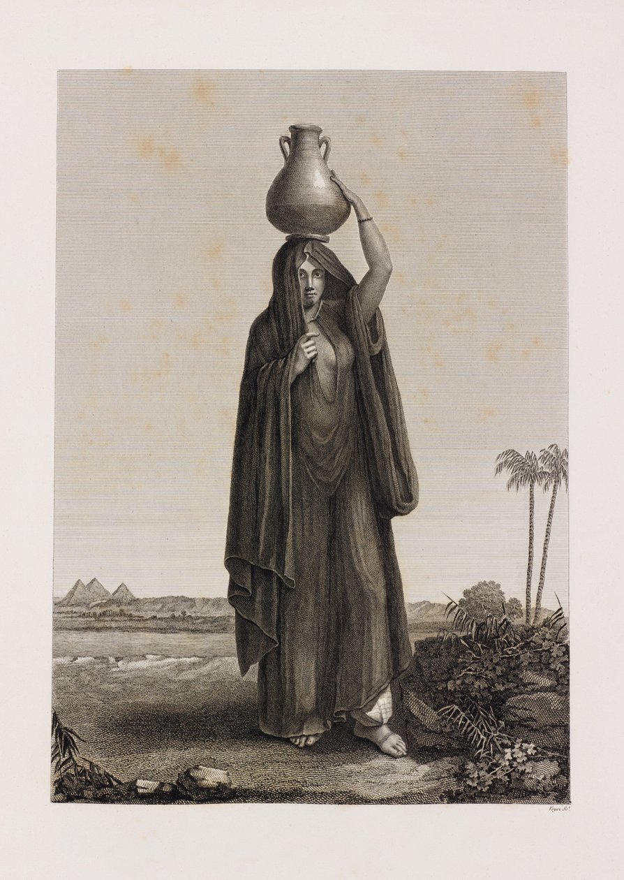 Femme portant une cruche - Unbekannt