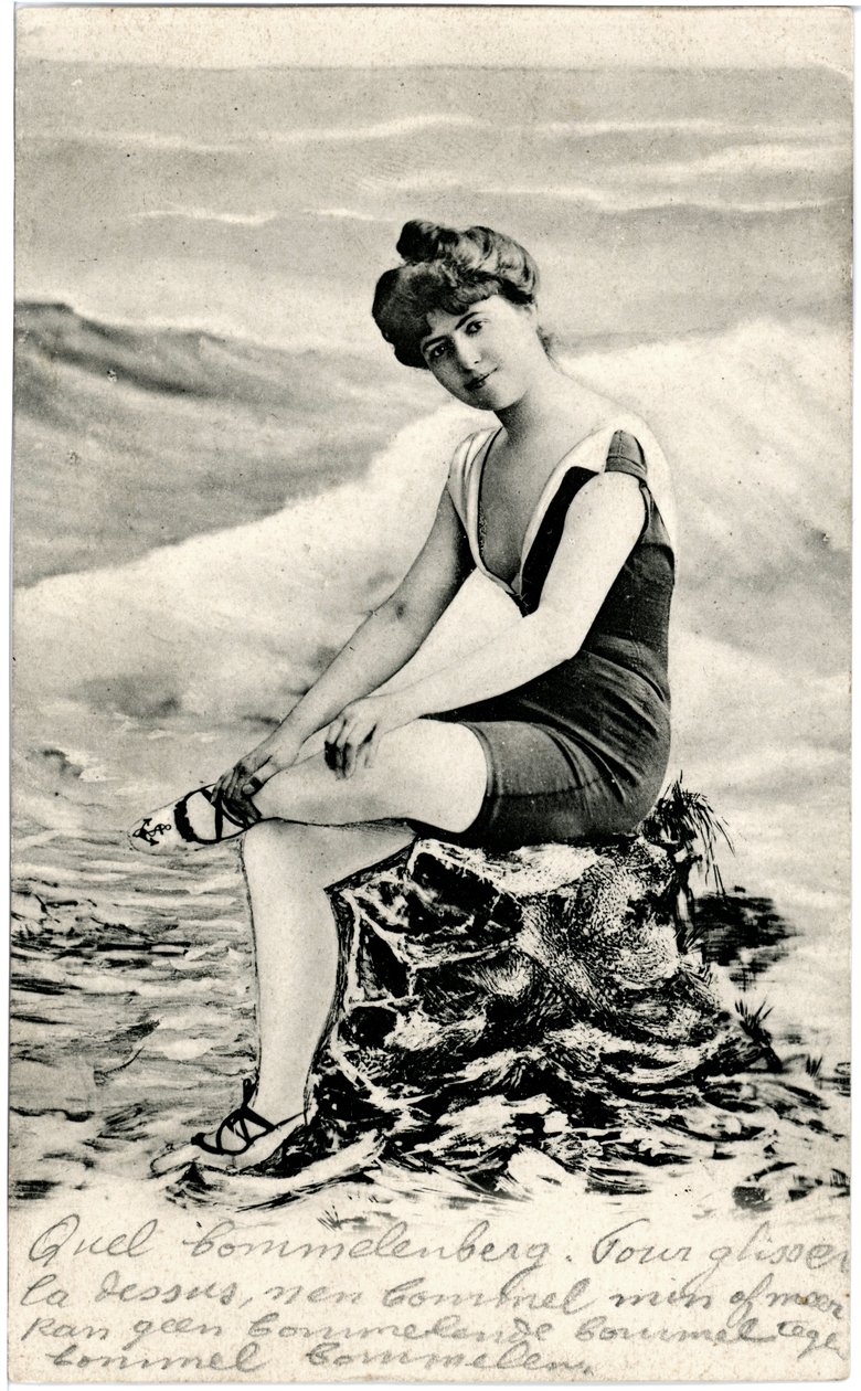 Femmes en maillots de bain, vers début 1900 (carte postale) - Alec Hunter