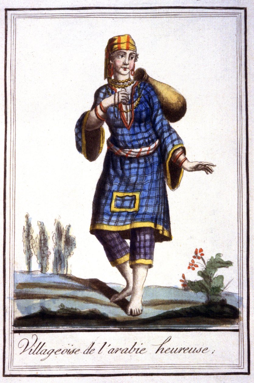 Femme du Yémen - Unbekannter Künstler