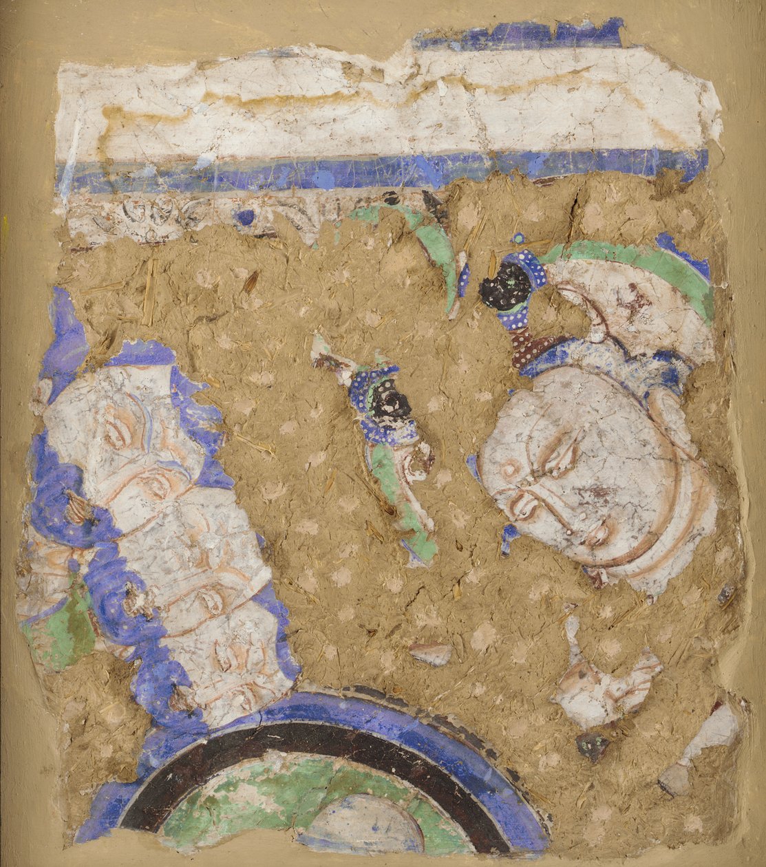 Bodhisattvas et moines, de la grotte 224 - Unidentified