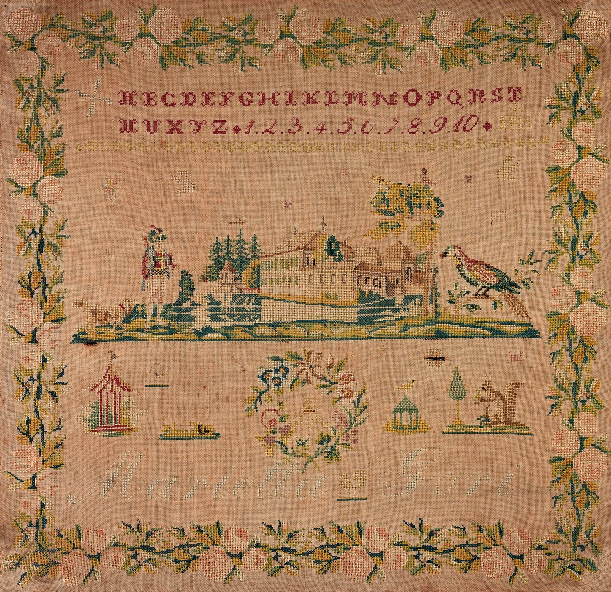 Broderie au point de croix - Unidentified